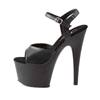 Pleaser - ADORE709 Sandale à bride à la cheville, Pole dance chaussures - Chaussures de pole dance - Noir Product image